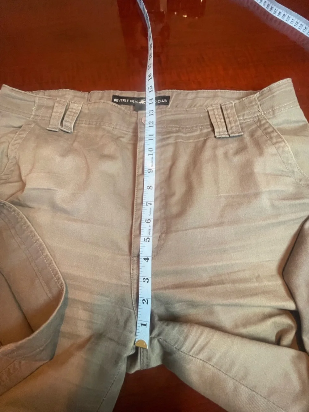 Beverly Hills Polo Club Cargo Pants Men’s 38x28 Gray Utility Workwear Gorpcore